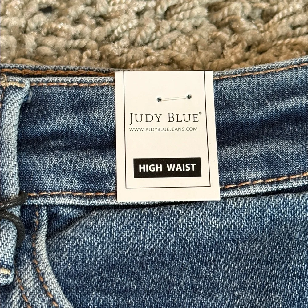 Judy Blue High Waist Midi Denim Skirt (XL) NWT - Picture 5 of 10